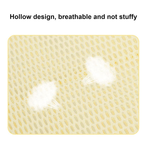 Shanrya Baby Bath Tub Net, Baby Bath Seat, Safe Skid Resistance Lightweight Stretchable Soft Touch Yellow Bathtub