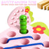 Wooden Lacing Toys for Toddlers, Baby Strawberry Threading Toys for Learning Fine Motor Skills, Montessori Educational