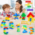 Building Blocks Car Set for Kids, 171 Pieces for Toddlers 2-5, Classic Large Building Bricks, Educational Toys