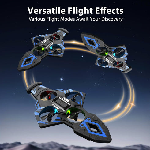Virellia 8-16, 360 Flying Sword RC Airplane, Flying Dagger Remote Control Airplane Drone for Kids Adults Gesture