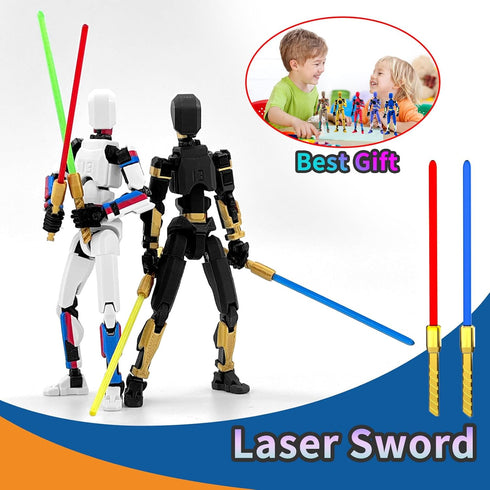 Falandi 5-Pack 13 13 Set 3D Dummy 13 Dummy 13 13 Titan Action Figure Already Assembled, Multi-Colored Titan Action