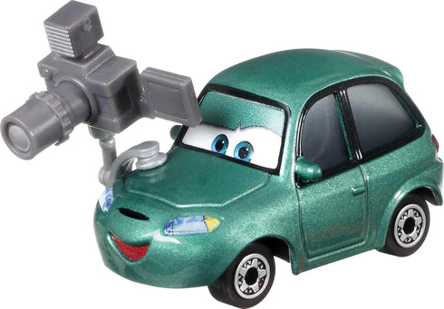 Disney Cars Dash Boardman, Miniature Collectible Racecar Toys Based on Cars Movies for Kids Age 3 and Older, Multicolor