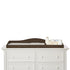 Evolur Universal Changing Tray - Elegant and Sturdy in Antique Brown