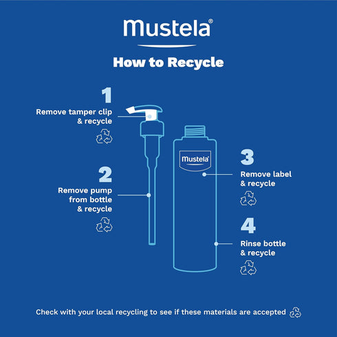 13.52 oz. Mustela Certified Organic Cleansing Gel - Natural Hair & Body Wash with Olive Oil & Aloe Vera - For Baby, Kid