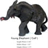 Playset 3 FUNSHOWCASE African Jungle Animals Toy Elephants Figure Realistic Plastic Figurine Pcs
