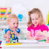 3 Pcs Toddler Safety Scissors for Kids, Plastic 4.7" Preschool Training Blunt Tip Art Craft Scissors