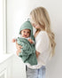 35x35 Inch 3 Pack 100% Hooded Baby Towels for Newborn, Muslin Cotton Baby Bath Towel, Soft Baby Beach Towels with Hood