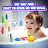 Set 12 Mold-Free Dinosaur Bath Toys - Pieces with Letters & Numbers