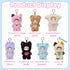 Mckkymi Nommi 1PC, (1 7 Plush Blind Box, Kawaii Cute Series Stuffed Blind Box Doll Kawaii Mystery Plush Toys