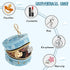 YETTASBIN Starfish Beach Portable Pacifier Holder Case with Metal Hook Buckle & Zipper for Diaper Bag and Stroller