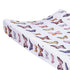 Soft/Cozy Lambs & Ivy Butterfly Dreams Fleece Changing Pad Cover - White