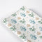 KuphiL10C Cute Watercolor Dragon Castle Pattern Baby Changing Pad Cover, Unisex Dragon Moon
