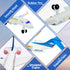 G650 3 OTONOPI Airplane Toy, Die Cast Metal Plane Toy Model Single Airlines, Pull Back Bump and Go Airbus Plane