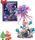 Enchanted Jellyfish Building Kit with Halloween & Christmas Festive Vibes, 526 Pcs
