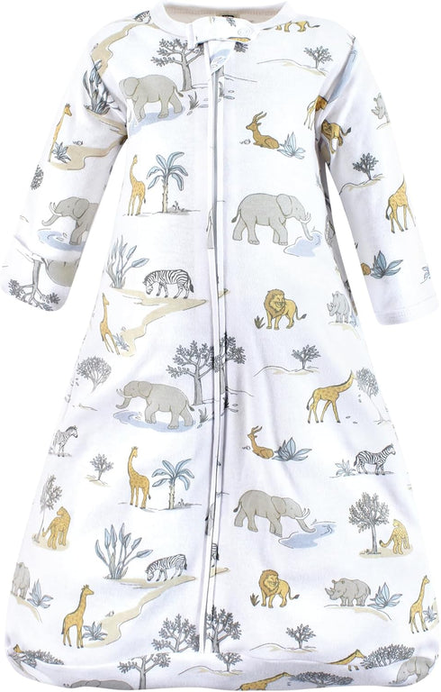 Unisex Long-Sleeve Cotton Wearable Sleeping Bag for Babies
