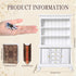 Chivertion 1:12 48 Scale Dollhouse Miniature Wooden Bookshelf Bookcase with Pcs Miniature Books Mini Tiny Books