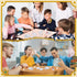 24 Pcs Reusable Erasable Cards - Multifunctional Tokens, White Blank Flash Cards & 8 Marker Pens