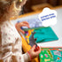 Pack 3 4-8 DINO MINI Stickypuff Value - Reusable Puffy Sticker Book for Toddlers - Puffy Stickers for Toddlers - Travel