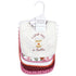 Hudson Baby Unisex Cotton Bibs in Pumpkin Spice - One Size Fits All