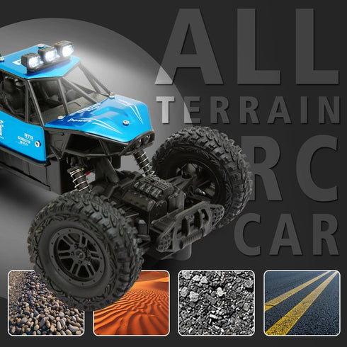 UMURSIM 1:18 2WD 48, Scale RC Truck, Remote Control Car for Kids Ages Off-Road Monster Truck Toy with LED Lights