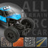 UMURSIM 1:18 2WD 48, Scale RC Truck, Remote Control Car for Kids Ages Off-Road Monster Truck Toy with LED Lights
