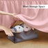 2 Pack Set 28" 52" 14" Horbaunal Crib Skirt & Crib Bed Sheet, Pink Crib Bed Skirt x with Drop Dust Ruffle, Soft