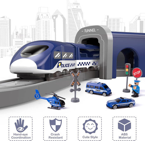 Sets 66 3 4 5 6 7 8 Wdmiya Train for Toddlers, Pcs Trains Toy with Battery Operated & Tracks (Magnetic Connection)