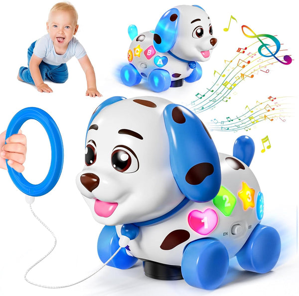 HumorPlay Musical Puppy Baby Toy 6-12-18 Month, Crawling & Walking Toys for