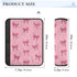 Vdsrup 2 Pack Seat Belt Covers Pink Bow Ribbon Car Seat Strap Covers Super Soft Cute Coquette Car Seat Neck Cover