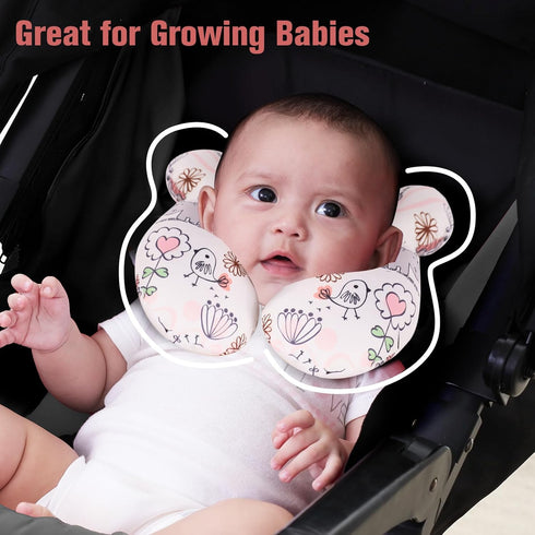 KAKIBLIN Baby Neck Pillow, Upgraded Baby Support Pillow,Babies Head Pillow,Neck Support Pillow for for Car Seat
