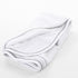 Organic Cotton Grey Baby Swaddle Blanket with White Stitching
