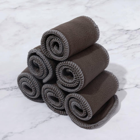 12PCS Insert,5-Layer 12SZTN ALVABABY Newborn Cloth Diaper Charcoal Liner Reusable