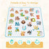 50" 50" Baby Play Mat for Floor Playpen - X Playpen Mat,Thick One-Piece Crawling, Odorless Floor Mat, Non-Slip