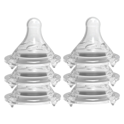 Avima Baby Anti Colic Nipples for Wide Neck Bottles, Silicone Breast Like