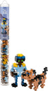 PLUS PLUS Police Officer - 70 Piece Mini Maker Tube Construction Building STEM/STEAM Toy for Kids