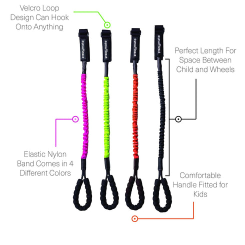 Strollmate Backpacks Stroller Handle | Leash Alternative | Child Lead Accessory for Strollers, Wagons, | Close