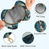 YETTASBIN Dolphin Portable Pacifier Holder Case with Metal Hook Buckle & Zipper for Diaper Bag and Stroller, Versatile
