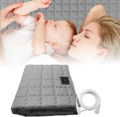 Grounding Mat Cotton Bed Pad Silver Fiber Quilted Grounded Play Mat 34.2x50
