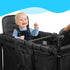 Universal Forward-Facing Stroller Wagon Support Bar,Length Adjustable Crossbar with Hook-Built in,Easy to Install