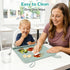 Silicone Placemat for Toddler Eating: Wipe Clean & Roll Up in The Diaper Bag - Table Mat