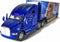 KiNSMART Kenworth T700 Container Truck, 1:68 Scale, Die Cast Metal Model, Blue