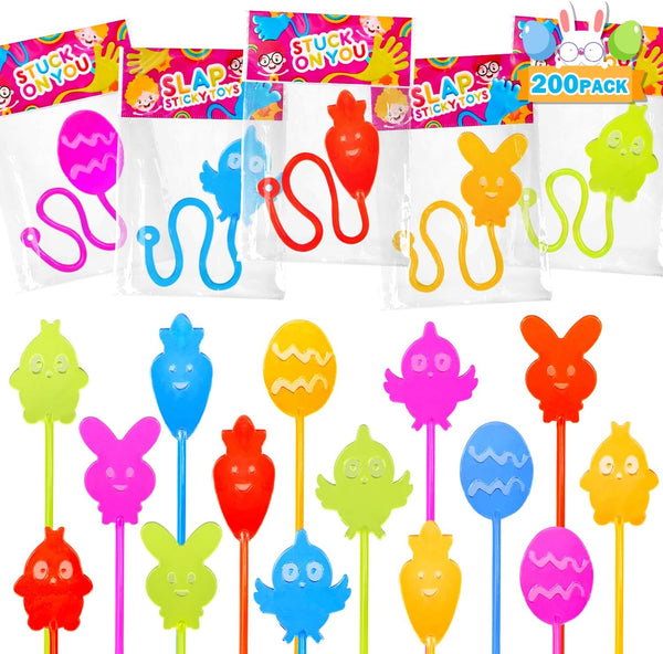 Easter Bulk Party Favors Egg Hunt Supplies for Toddler 200 Pack,Non Candy