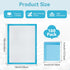 PIEMEET 100 Pack 13X18 Inch, Disposable Changing Pad, Super Absorbent Disposable Underpads, Waterproof Leak Proof