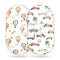 GRSSDER Stretchy Ultra Soft Fitted Bassinet Sheet Set 2 Pack, Universal Fitted for Baby Cradle, Moses Basket, Safe and