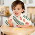 decor gift 4 Pack 22x11in Cotton Baby Burp Cloth Easy Care Forests Mushroom Baby wash Cloth for Unisex boy and Girl