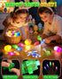 24 Pack CPSYUB Easter Egg Fillers for Kids, Glow in the Dark LED Finger Lights Easter Toys with Football Pattern