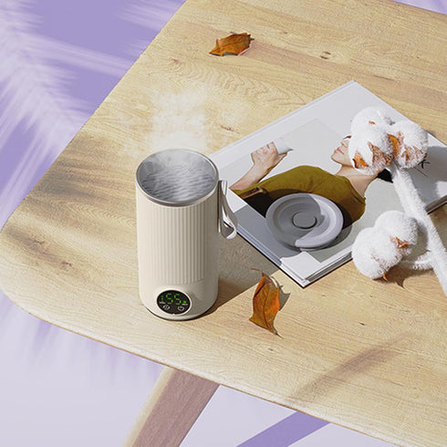 Portable Bottle Warmer, Cordless Bottle Warmer & Mixer, Constant Temperature Milk Warm, Fast Heating Mixing for Coffee