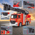 Leopmase Set, 2 2 4 Remote Control Fire Truck, RC Fire Truck Toy Firetruck with Fire Extinguisher, Dolls, Traffic