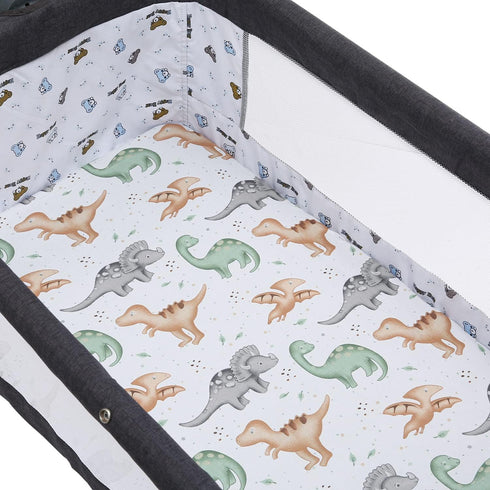 4 Pack 18 36 Inch,Stretchy Bassinet Sheet Cradle Sheet Fitted x Ultra Soft Sun/Forest Deer/Space/Dinosaur
