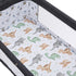 4 Pack 18 36 Inch,Stretchy Bassinet Sheet Cradle Sheet Fitted x Ultra Soft Sun/Forest Deer/Space/Dinosaur